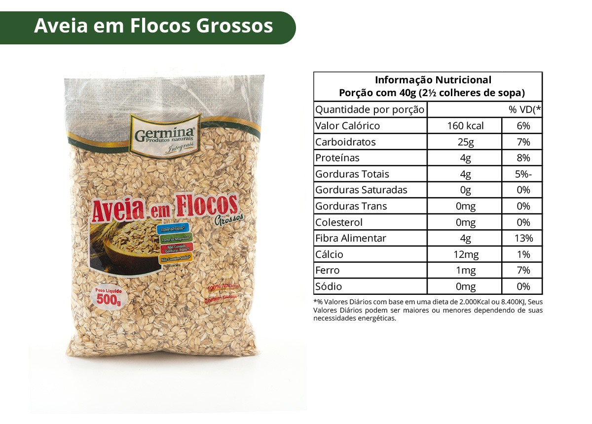 aveia flocos grossos